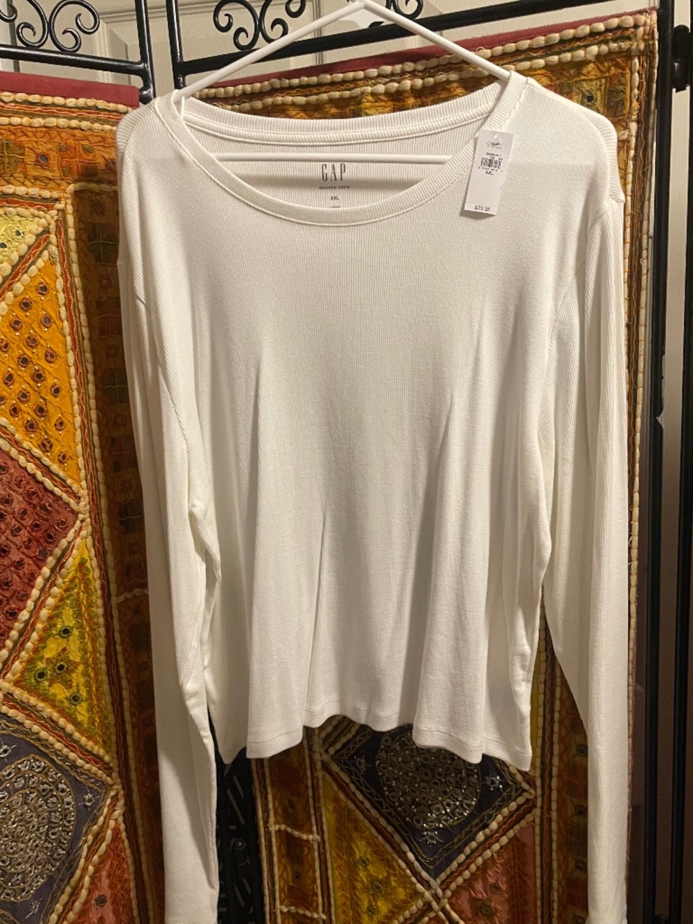 Gap Long Sleeve Thermal Crew Neck Shirt NWT Size XXL